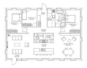 Hibernia 164-30-shi floor plan