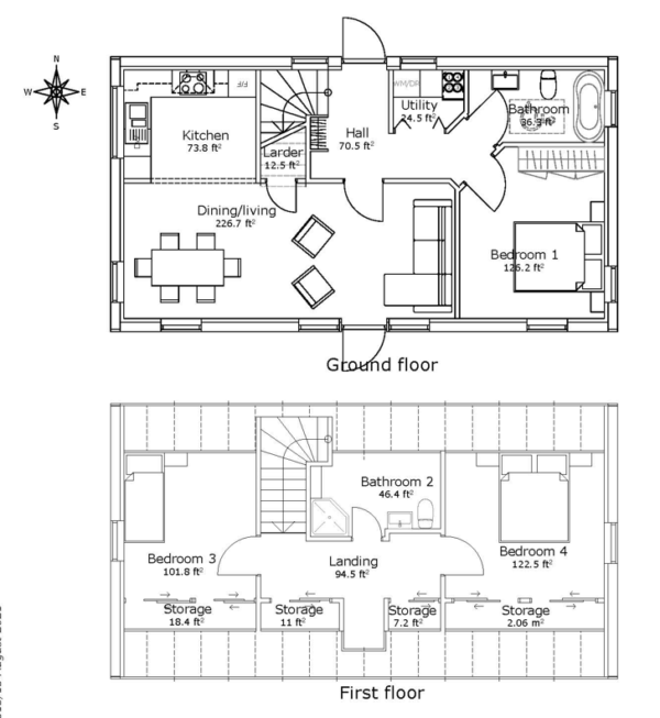 A061-45-SHI Floor Plans